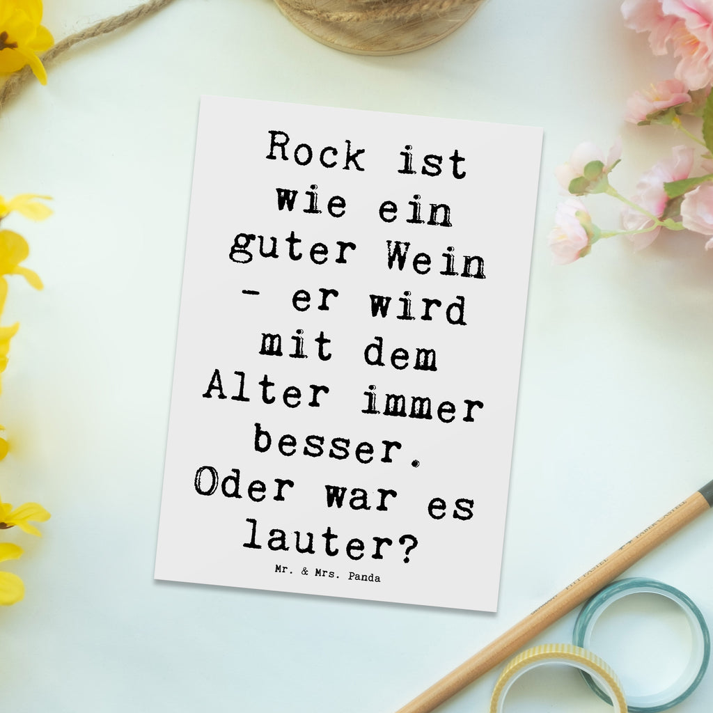 Postkarte Spruch Rock Wein Postkarte, Karte, Geschenkkarte, Grußkarte, Einladung, Ansichtskarte, Geburtstagskarte, Einladungskarte, Dankeskarte, Ansichtskarten, Einladung Geburtstag, Einladungskarten Geburtstag