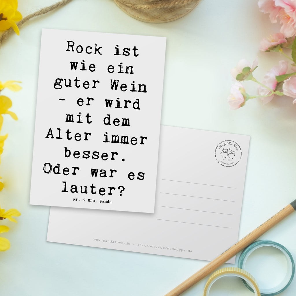 Postkarte Spruch Rock Wein Postkarte, Karte, Geschenkkarte, Grußkarte, Einladung, Ansichtskarte, Geburtstagskarte, Einladungskarte, Dankeskarte, Ansichtskarten, Einladung Geburtstag, Einladungskarten Geburtstag