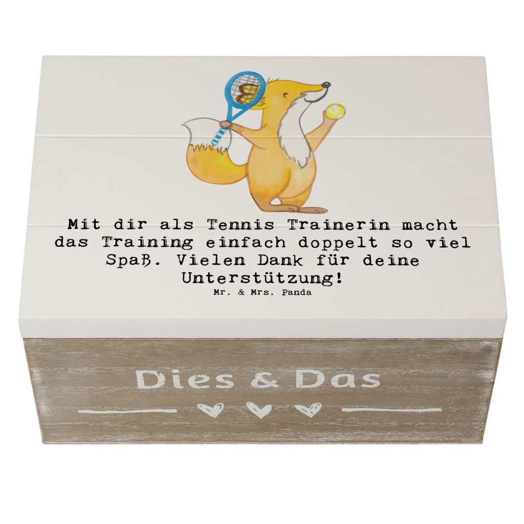 Holzkiste Tennis Trainerin Spaß Holzkiste, Kiste, Schatzkiste, Truhe, Schatulle, XXL, Erinnerungsbox, Erinnerungskiste, Dekokiste, Aufbewahrungsbox, Geschenkbox, Geschenkdose, Geschenk, Sport, Sportart, Hobby, Schenken, Danke, Dankeschön, Auszeichnung, Gewinn, Sportler