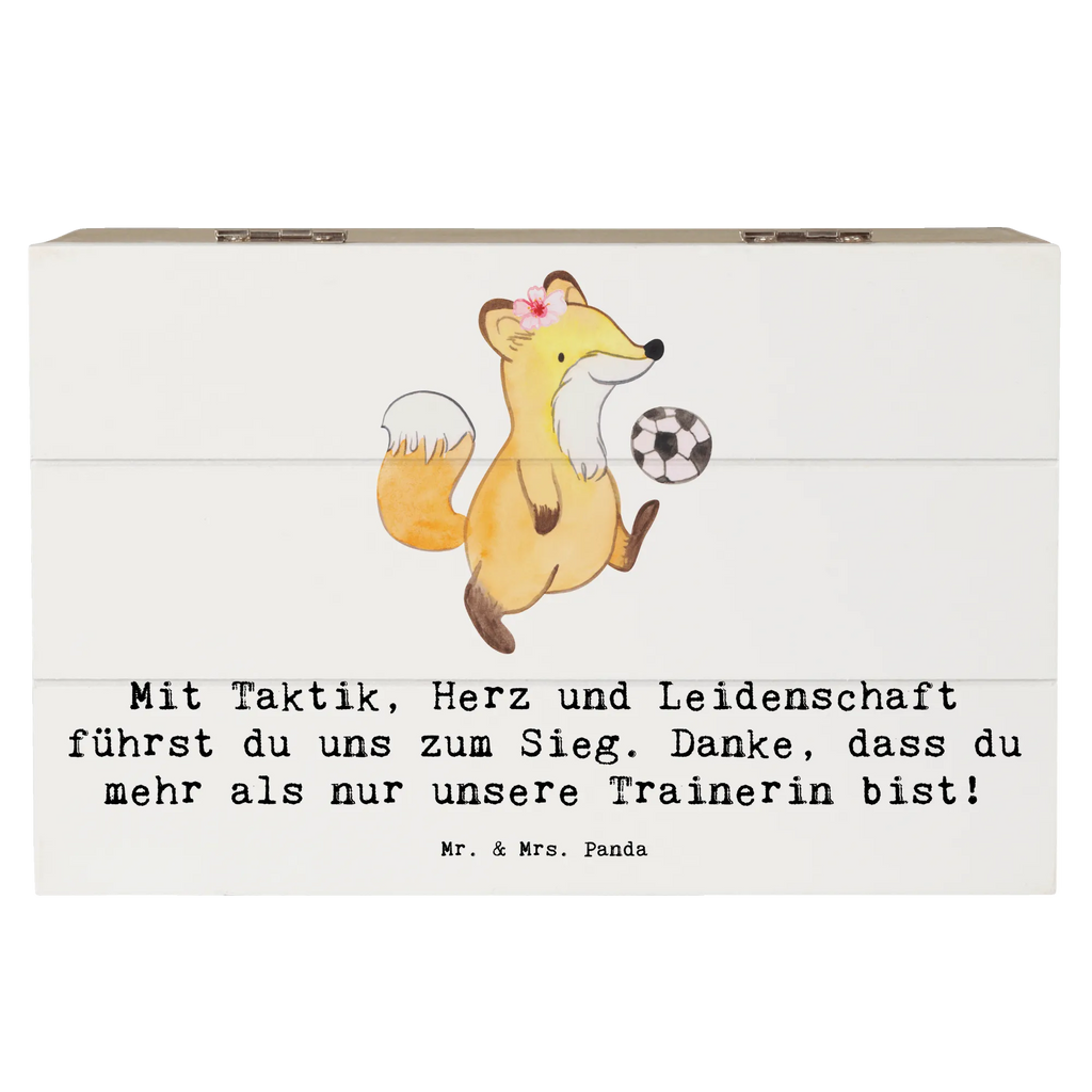 Holzkiste Fussball Trainerin Holzkiste, Kiste, Schatzkiste, Truhe, Schatulle, XXL, Erinnerungsbox, Erinnerungskiste, Dekokiste, Aufbewahrungsbox, Geschenkbox, Geschenkdose, Geschenk, Sport, Sportart, Hobby, Schenken, Danke, Dankeschön, Auszeichnung, Gewinn, Sportler