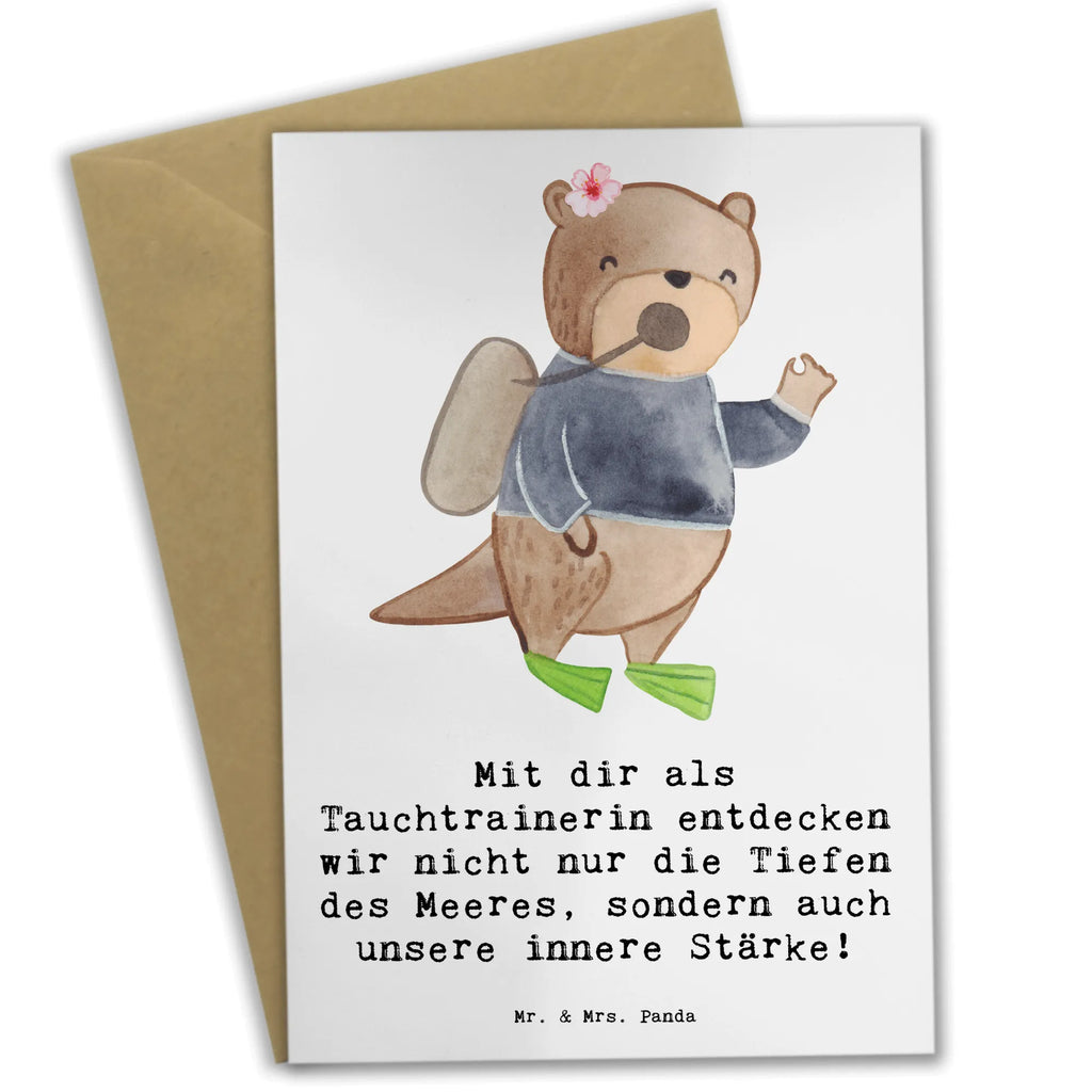 Grußkarte Tauch Trainerin Stärke Grußkarte, Klappkarte, Einladungskarte, Glückwunschkarte, Hochzeitskarte, Geburtstagskarte, Karte, Ansichtskarten, Geschenk, Sport, Sportart, Hobby, Schenken, Danke, Dankeschön, Auszeichnung, Gewinn, Sportler