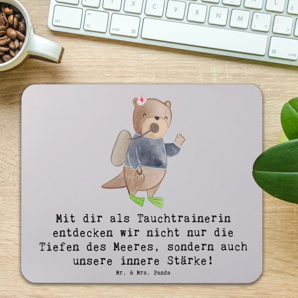 Mauspad Tauch Trainerin Stärke Mousepad, Computer zubehör, Büroausstattung, PC Zubehör, Arbeitszimmer, Mauspad, Einzigartiges Mauspad, Designer Mauspad, Mausunterlage, Mauspad Büro, Geschenk, Sport, Sportart, Hobby, Schenken, Danke, Dankeschön, Auszeichnung, Gewinn, Sportler