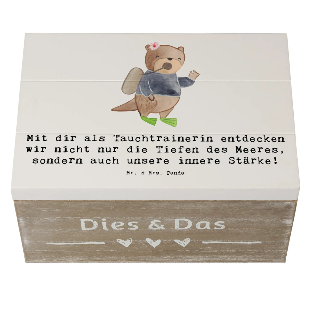 Holzkiste Tauch Trainerin Stärke Holzkiste, Kiste, Schatzkiste, Truhe, Schatulle, XXL, Erinnerungsbox, Erinnerungskiste, Dekokiste, Aufbewahrungsbox, Geschenkbox, Geschenkdose, Geschenk, Sport, Sportart, Hobby, Schenken, Danke, Dankeschön, Auszeichnung, Gewinn, Sportler