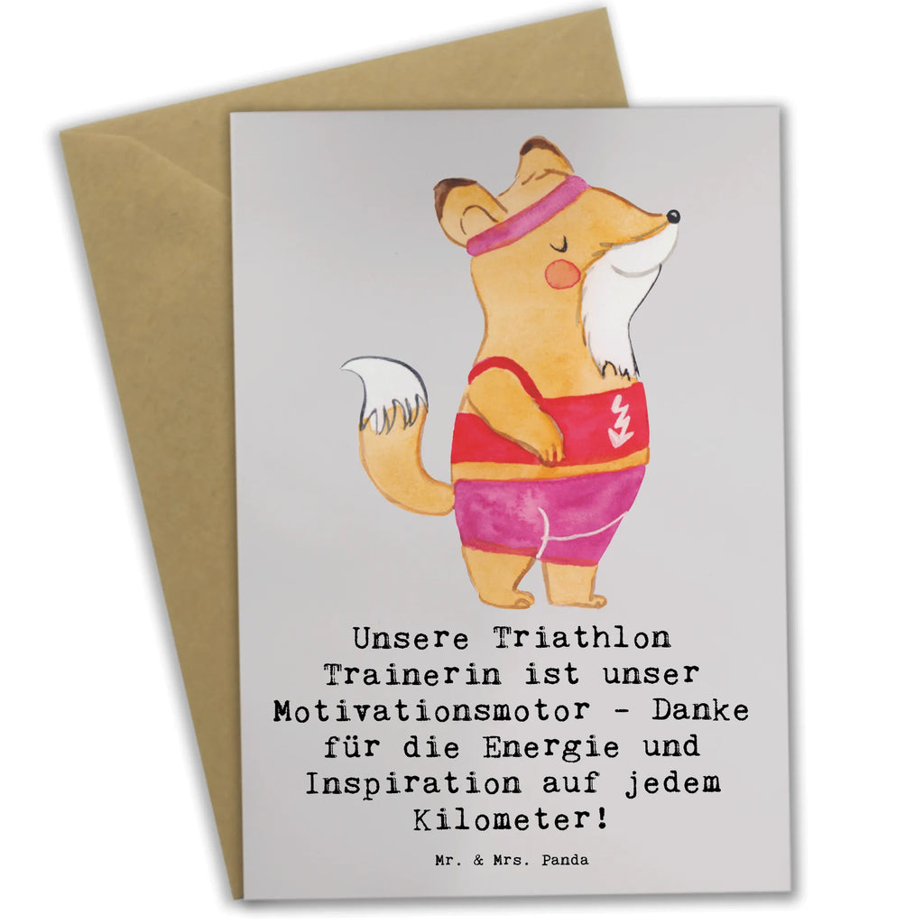 Grußkarte Triathlon Trainerin Grußkarte, Klappkarte, Einladungskarte, Glückwunschkarte, Hochzeitskarte, Geburtstagskarte, Karte, Ansichtskarten, Geschenk, Sport, Sportart, Hobby, Schenken, Danke, Dankeschön, Auszeichnung, Gewinn, Sportler