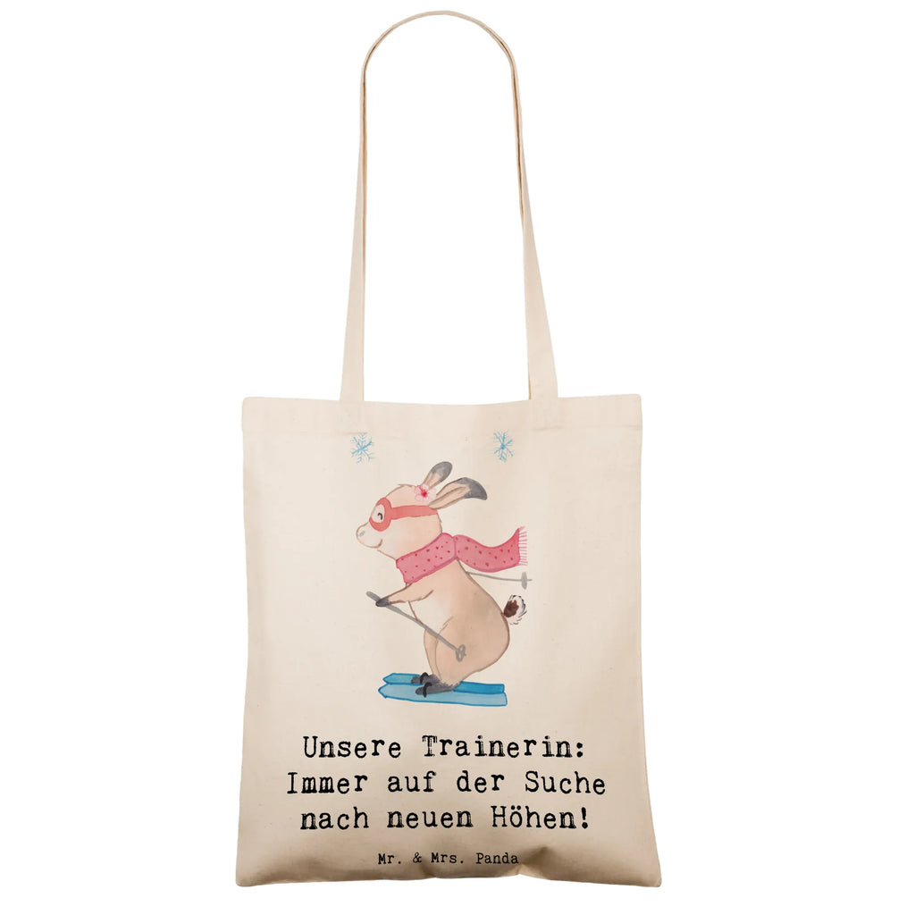 Tragetasche Skispringen Trainerin Beuteltasche, Beutel, Einkaufstasche, Jutebeutel, Stoffbeutel, Tasche, Shopper, Umhängetasche, Strandtasche, Schultertasche, Stofftasche, Tragetasche, Badetasche, Jutetasche, Einkaufstüte, Laptoptasche, Geschenk, Sport, Sportart, Hobby, Schenken, Danke, Dankeschön, Auszeichnung, Gewinn, Sportler