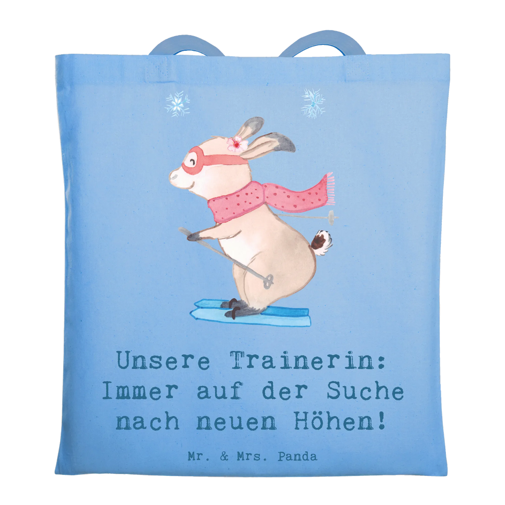 Tragetasche Skispringen Trainerin Beuteltasche, Beutel, Einkaufstasche, Jutebeutel, Stoffbeutel, Tasche, Shopper, Umhängetasche, Strandtasche, Schultertasche, Stofftasche, Tragetasche, Badetasche, Jutetasche, Einkaufstüte, Laptoptasche, Geschenk, Sport, Sportart, Hobby, Schenken, Danke, Dankeschön, Auszeichnung, Gewinn, Sportler