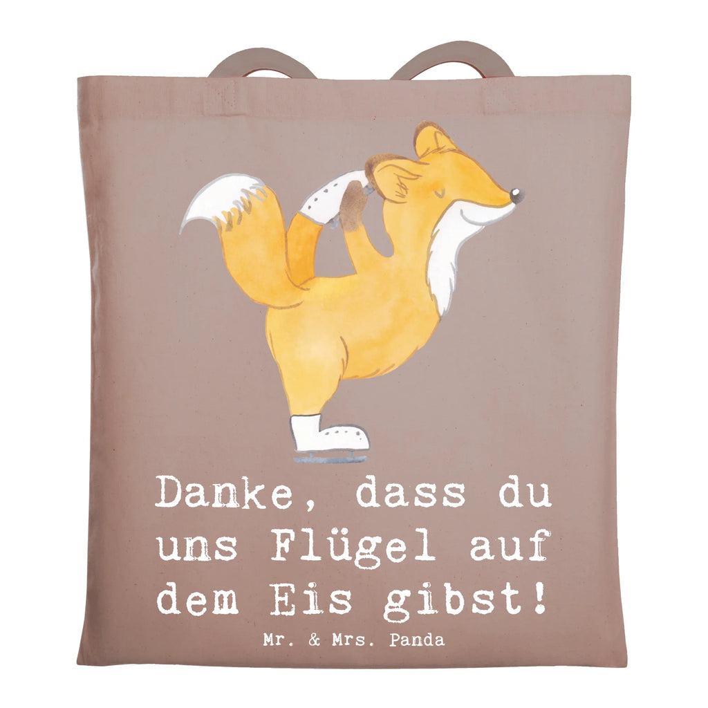 Tragetasche Eiskunstlauf Trainerin Danke Beuteltasche, Beutel, Einkaufstasche, Jutebeutel, Stoffbeutel, Tasche, Shopper, Umhängetasche, Strandtasche, Schultertasche, Stofftasche, Tragetasche, Badetasche, Jutetasche, Einkaufstüte, Laptoptasche, Geschenk, Sport, Sportart, Hobby, Schenken, Danke, Dankeschön, Auszeichnung, Gewinn, Sportler