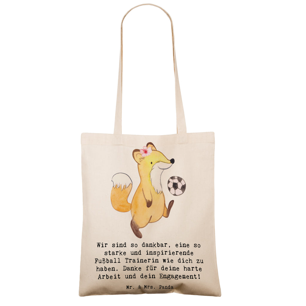 Tragetasche Fußball Trainerin Dankbarkeit Beuteltasche, Beutel, Einkaufstasche, Jutebeutel, Stoffbeutel, Tasche, Shopper, Umhängetasche, Strandtasche, Schultertasche, Stofftasche, Tragetasche, Badetasche, Jutetasche, Einkaufstüte, Laptoptasche, Geschenk, Sport, Sportart, Hobby, Schenken, Danke, Dankeschön, Auszeichnung, Gewinn, Sportler