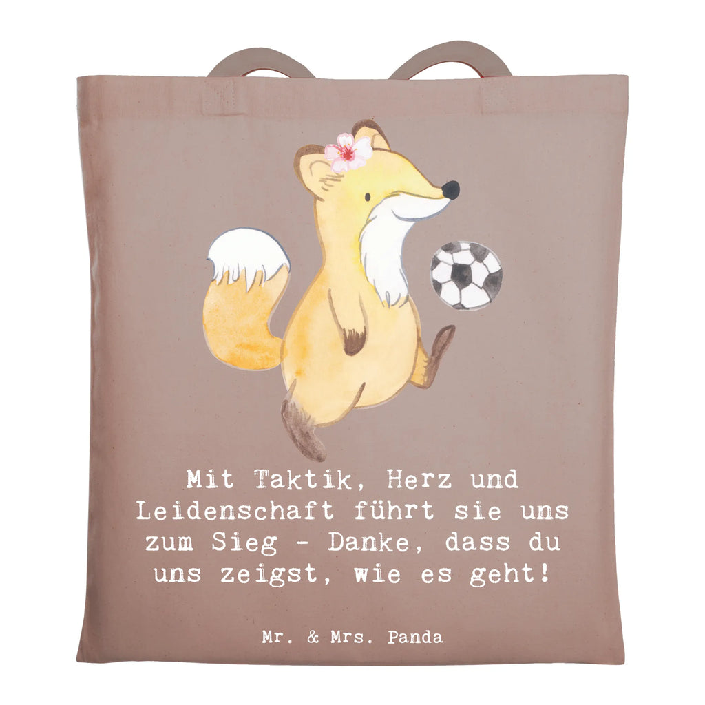 Tragetasche Fußball Trainerin Beuteltasche, Beutel, Einkaufstasche, Jutebeutel, Stoffbeutel, Tasche, Shopper, Umhängetasche, Strandtasche, Schultertasche, Stofftasche, Tragetasche, Badetasche, Jutetasche, Einkaufstüte, Laptoptasche, Geschenk, Sport, Sportart, Hobby, Schenken, Danke, Dankeschön, Auszeichnung, Gewinn, Sportler