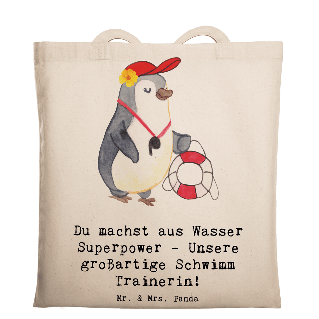 Tragetasche Superpower Schwimmen Trainerin Beuteltasche, Beutel, Einkaufstasche, Jutebeutel, Stoffbeutel, Tasche, Shopper, Umhängetasche, Strandtasche, Schultertasche, Stofftasche, Tragetasche, Badetasche, Jutetasche, Einkaufstüte, Laptoptasche, Geschenk, Sport, Sportart, Hobby, Schenken, Danke, Dankeschön, Auszeichnung, Gewinn, Sportler