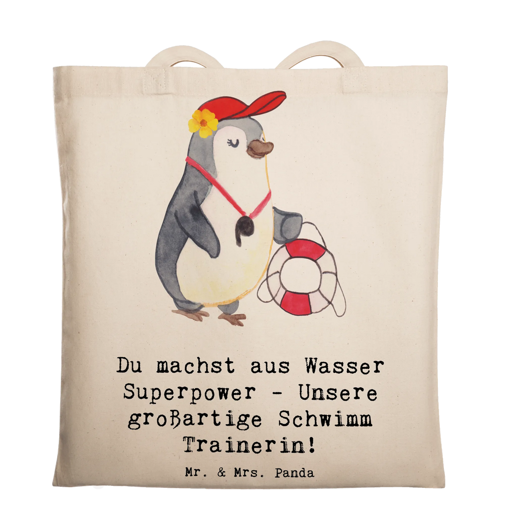 Tragetasche Superpower Schwimmen Trainerin Beuteltasche, Beutel, Einkaufstasche, Jutebeutel, Stoffbeutel, Tasche, Shopper, Umhängetasche, Strandtasche, Schultertasche, Stofftasche, Tragetasche, Badetasche, Jutetasche, Einkaufstüte, Laptoptasche, Geschenk, Sport, Sportart, Hobby, Schenken, Danke, Dankeschön, Auszeichnung, Gewinn, Sportler