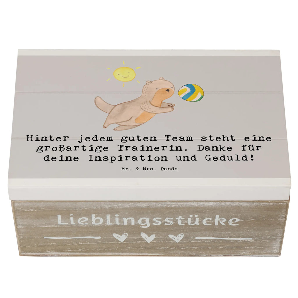 Holzkiste Volleyball Trainerin Holzkiste, Kiste, Schatzkiste, Truhe, Schatulle, XXL, Erinnerungsbox, Erinnerungskiste, Dekokiste, Aufbewahrungsbox, Geschenkbox, Geschenkdose, Geschenk, Sport, Sportart, Hobby, Schenken, Danke, Dankeschön, Auszeichnung, Gewinn, Sportler