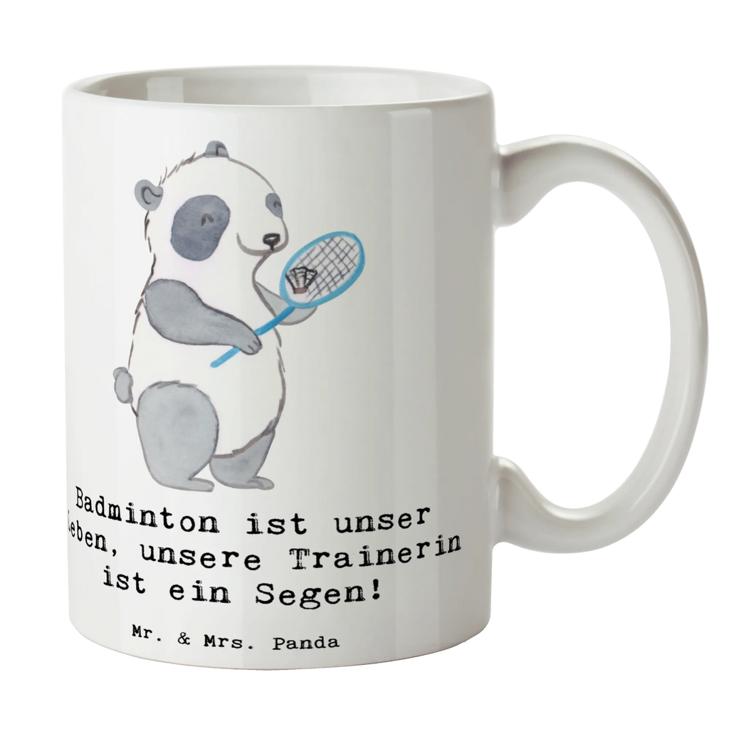 Tasse Badminton Trainerin Tasse, Kaffeetasse, Teetasse, Becher, Kaffeebecher, Teebecher, Keramiktasse, Porzellantasse, Büro Tasse, Geschenk Tasse, Tasse Sprüche, Tasse Motive, Kaffeetassen, Tasse bedrucken, Designer Tasse, Cappuccino Tassen, Schöne Teetassen, Geschenk, Sport, Sportart, Hobby, Schenken, Danke, Dankeschön, Auszeichnung, Gewinn, Sportler