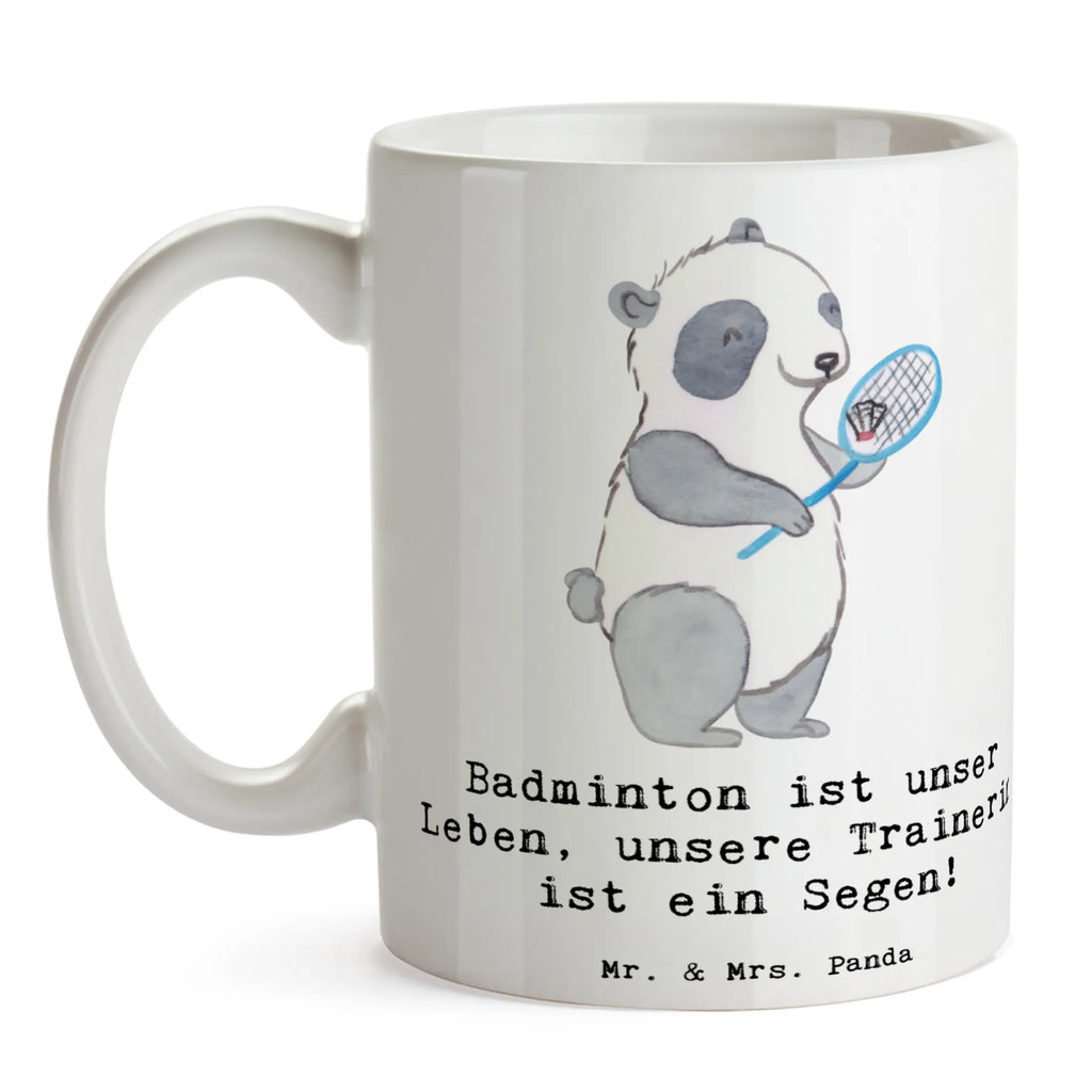 Tasse Badminton Trainerin Tasse, Kaffeetasse, Teetasse, Becher, Kaffeebecher, Teebecher, Keramiktasse, Porzellantasse, Büro Tasse, Geschenk Tasse, Tasse Sprüche, Tasse Motive, Kaffeetassen, Tasse bedrucken, Designer Tasse, Cappuccino Tassen, Schöne Teetassen, Geschenk, Sport, Sportart, Hobby, Schenken, Danke, Dankeschön, Auszeichnung, Gewinn, Sportler