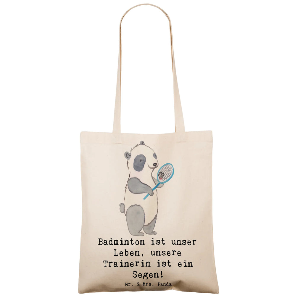 Tragetasche Badminton Trainerin Beuteltasche, Beutel, Einkaufstasche, Jutebeutel, Stoffbeutel, Tasche, Shopper, Umhängetasche, Strandtasche, Schultertasche, Stofftasche, Tragetasche, Badetasche, Jutetasche, Einkaufstüte, Laptoptasche, Geschenk, Sport, Sportart, Hobby, Schenken, Danke, Dankeschön, Auszeichnung, Gewinn, Sportler