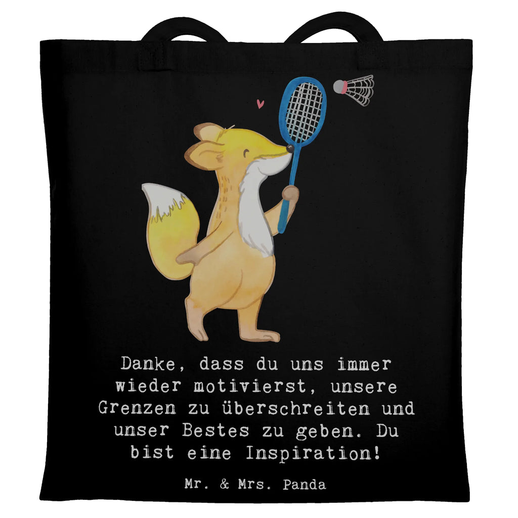 Tragetasche Badminton Trainerin Inspiration Beuteltasche, Beutel, Einkaufstasche, Jutebeutel, Stoffbeutel, Tasche, Shopper, Umhängetasche, Strandtasche, Schultertasche, Stofftasche, Tragetasche, Badetasche, Jutetasche, Einkaufstüte, Laptoptasche, Geschenk, Sport, Sportart, Hobby, Schenken, Danke, Dankeschön, Auszeichnung, Gewinn, Sportler