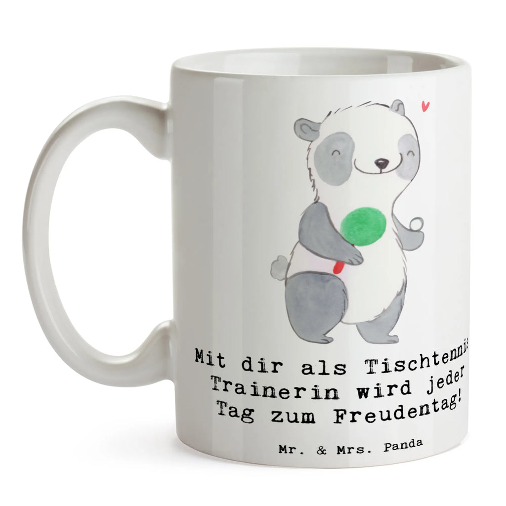 Tasse Tischtennis Trainerin Freudentag Tasse, Kaffeetasse, Teetasse, Becher, Kaffeebecher, Teebecher, Keramiktasse, Porzellantasse, Büro Tasse, Geschenk Tasse, Tasse Sprüche, Tasse Motive, Kaffeetassen, Tasse bedrucken, Designer Tasse, Cappuccino Tassen, Schöne Teetassen, Geschenk, Sport, Sportart, Hobby, Schenken, Danke, Dankeschön, Auszeichnung, Gewinn, Sportler