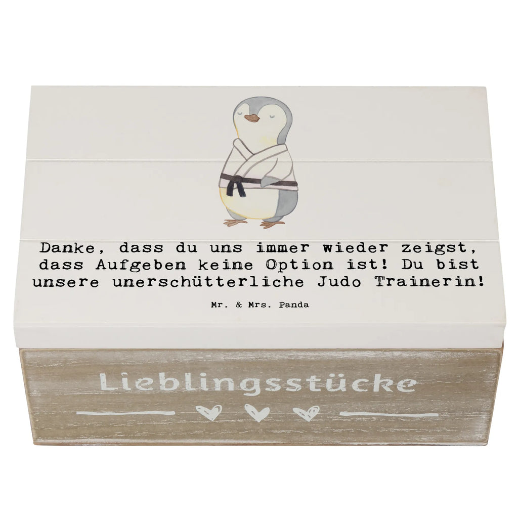 Holzkiste Unerschütterliche Judo Trainerin Holzkiste, Kiste, Schatzkiste, Truhe, Schatulle, XXL, Erinnerungsbox, Erinnerungskiste, Dekokiste, Aufbewahrungsbox, Geschenkbox, Geschenkdose, Geschenk, Sport, Sportart, Hobby, Schenken, Danke, Dankeschön, Auszeichnung, Gewinn, Sportler