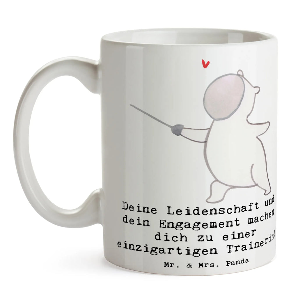 Tasse Fechten Trainerin Einzigartig Tasse, Kaffeetasse, Teetasse, Becher, Kaffeebecher, Teebecher, Keramiktasse, Porzellantasse, Büro Tasse, Geschenk Tasse, Tasse Sprüche, Tasse Motive, Kaffeetassen, Tasse bedrucken, Designer Tasse, Cappuccino Tassen, Schöne Teetassen, Geschenk, Sport, Sportart, Hobby, Schenken, Danke, Dankeschön, Auszeichnung, Gewinn, Sportler