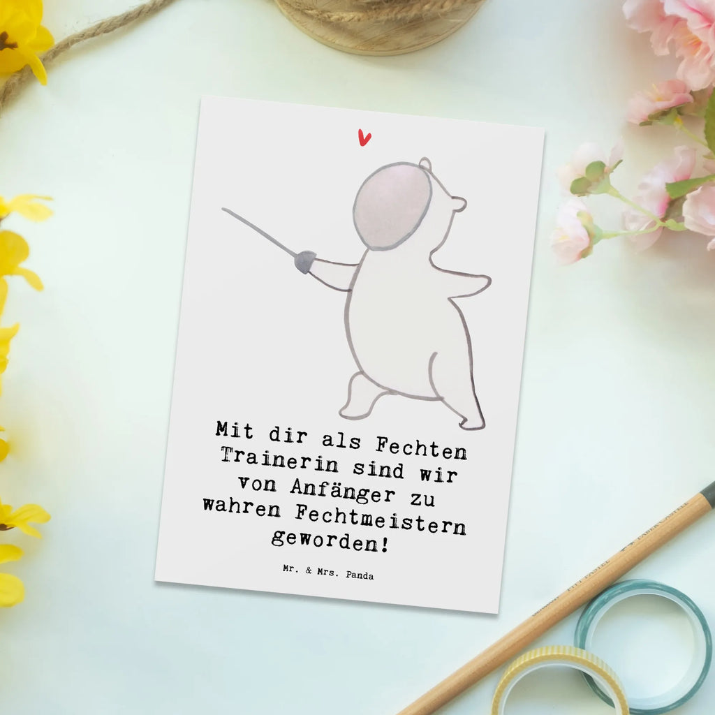 Postkarte Fechten Trainerin Meister Postkarte, Karte, Geschenkkarte, Grußkarte, Einladung, Ansichtskarte, Geburtstagskarte, Einladungskarte, Dankeskarte, Ansichtskarten, Einladung Geburtstag, Einladungskarten Geburtstag, Geschenk, Sport, Sportart, Hobby, Schenken, Danke, Dankeschön, Auszeichnung, Gewinn, Sportler