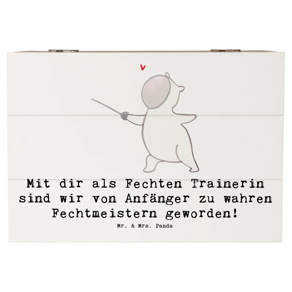 Holzkiste Fechten Trainerin Meister Holzkiste, Kiste, Schatzkiste, Truhe, Schatulle, XXL, Erinnerungsbox, Erinnerungskiste, Dekokiste, Aufbewahrungsbox, Geschenkbox, Geschenkdose, Geschenk, Sport, Sportart, Hobby, Schenken, Danke, Dankeschön, Auszeichnung, Gewinn, Sportler