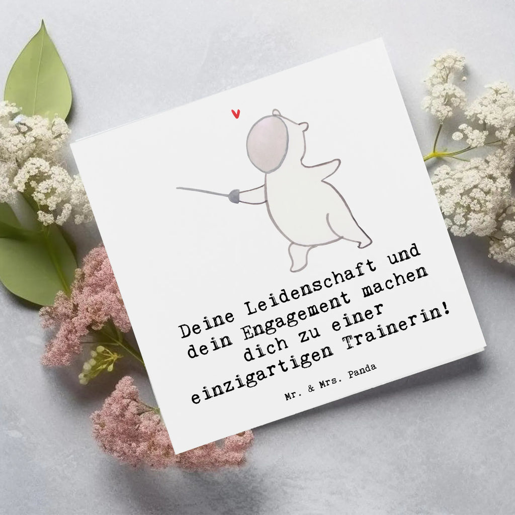 Deluxe Karte Fechten Trainerin Einzigartig Karte, Grußkarte, Klappkarte, Einladungskarte, Glückwunschkarte, Hochzeitskarte, Geburtstagskarte, Hochwertige Grußkarte, Hochwertige Klappkarte, Geschenk, Sport, Sportart, Hobby, Schenken, Danke, Dankeschön, Auszeichnung, Gewinn, Sportler