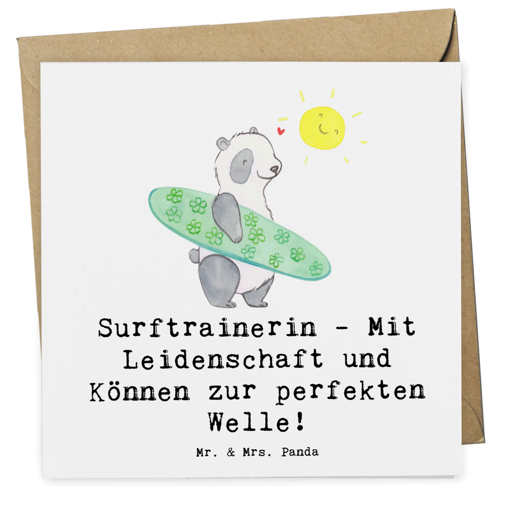 Deluxe Karte Surfen Trainerin Karte, Grußkarte, Klappkarte, Einladungskarte, Glückwunschkarte, Hochzeitskarte, Geburtstagskarte, Hochwertige Grußkarte, Hochwertige Klappkarte, Geschenk, Sport, Sportart, Hobby, Schenken, Danke, Dankeschön, Auszeichnung, Gewinn, Sportler