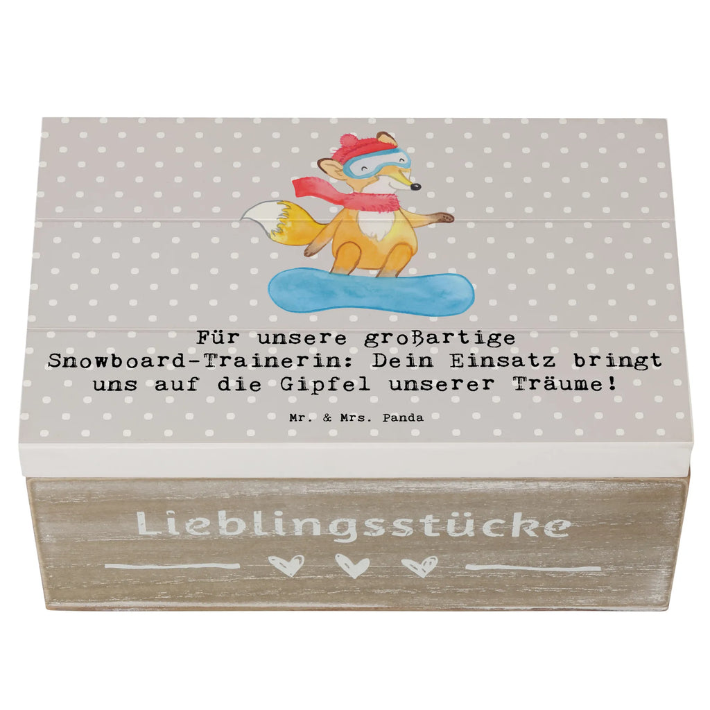 Holzkiste Snowboarden Trainerin Holzkiste, Kiste, Schatzkiste, Truhe, Schatulle, XXL, Erinnerungsbox, Erinnerungskiste, Dekokiste, Aufbewahrungsbox, Geschenkbox, Geschenkdose, Geschenk, Sport, Sportart, Hobby, Schenken, Danke, Dankeschön, Auszeichnung, Gewinn, Sportler