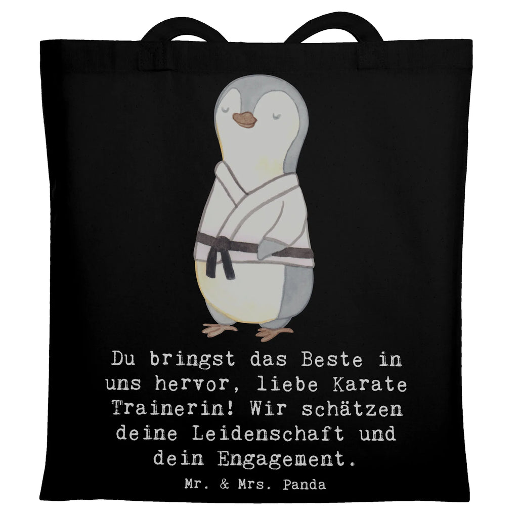 Tragetasche Karate Trainerin Beuteltasche, Beutel, Einkaufstasche, Jutebeutel, Stoffbeutel, Tasche, Shopper, Umhängetasche, Strandtasche, Schultertasche, Stofftasche, Tragetasche, Badetasche, Jutetasche, Einkaufstüte, Laptoptasche, Geschenk, Sport, Sportart, Hobby, Schenken, Danke, Dankeschön, Auszeichnung, Gewinn, Sportler