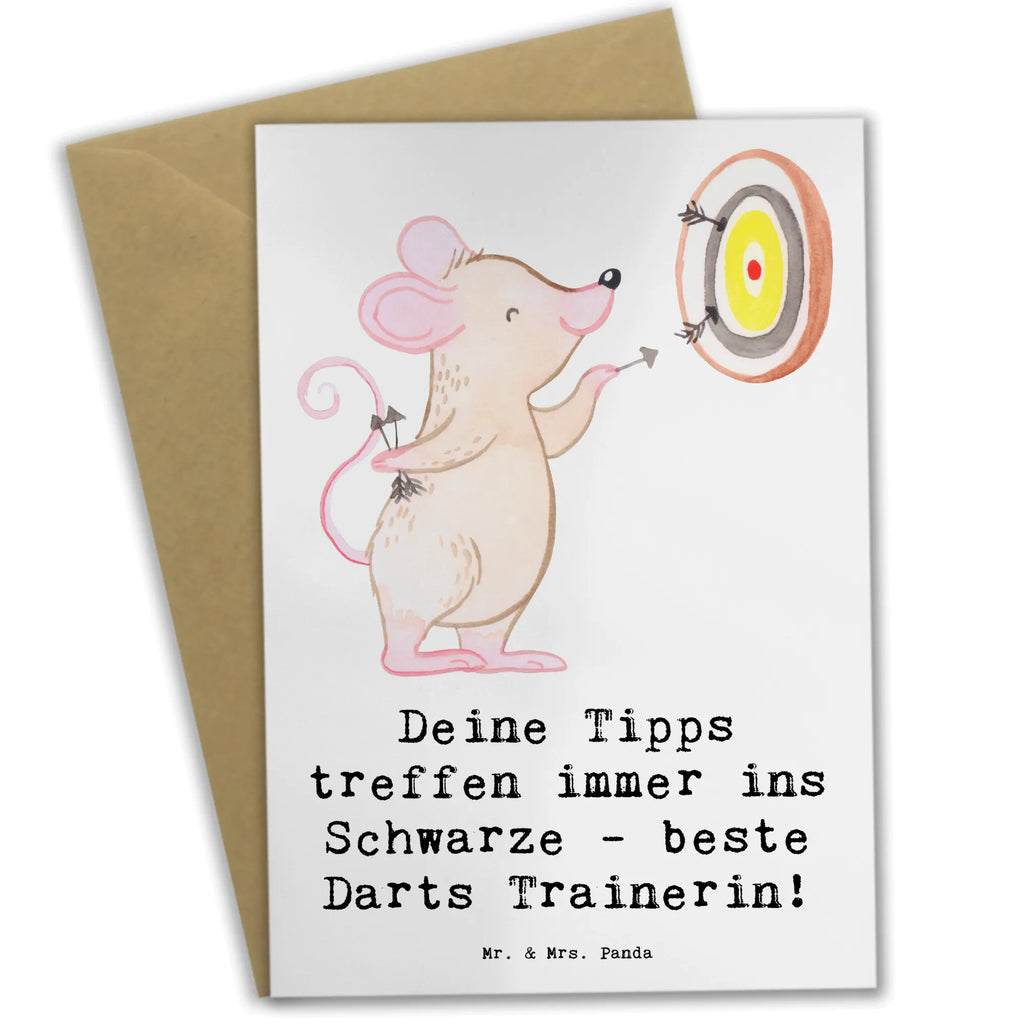 Grußkarte Beste Darts Trainerin Grußkarte, Klappkarte, Einladungskarte, Glückwunschkarte, Hochzeitskarte, Geburtstagskarte, Karte, Ansichtskarten, Geschenk, Sport, Sportart, Hobby, Schenken, Danke, Dankeschön, Auszeichnung, Gewinn, Sportler