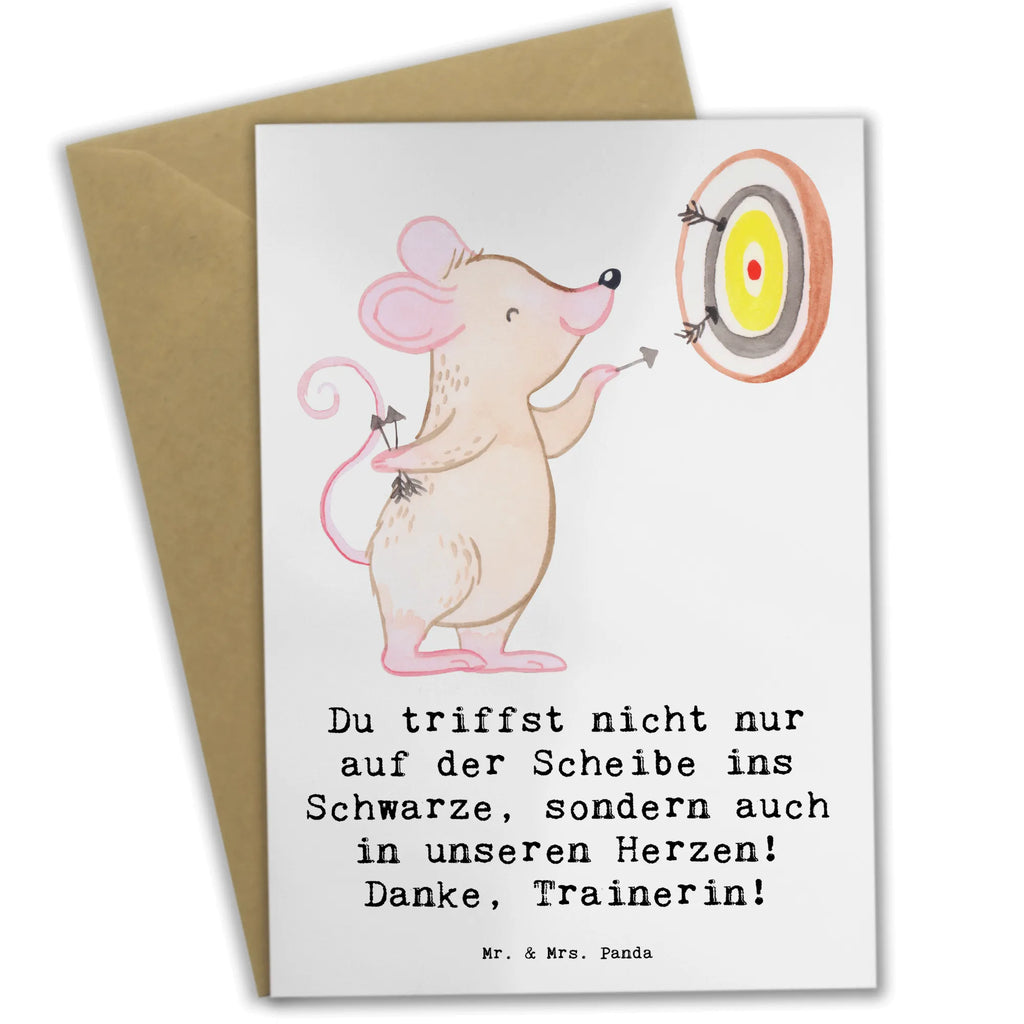 Grußkarte Darts Trainerin Grußkarte, Klappkarte, Einladungskarte, Glückwunschkarte, Hochzeitskarte, Geburtstagskarte, Karte, Ansichtskarten, Geschenk, Sport, Sportart, Hobby, Schenken, Danke, Dankeschön, Auszeichnung, Gewinn, Sportler