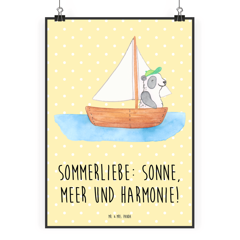 Poster Sommerliebe Poster, Wandposter, Bild, Wanddeko, Küchenposter, Kinderposter, Wanddeko Bild, Raumdekoration, Wanddekoration, Handgemaltes Poster, Mr. & Mrs. Panda Poster, Designposter, Kunstdruck, Posterdruck, Sommer, Sommermotive, Urlaubsmotive, Produkte für Urlauber, Sommer Produkte