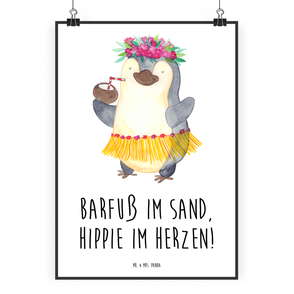 Poster Sommer Hippie Poster, Wandposter, Bild, Wanddeko, Küchenposter, Kinderposter, Wanddeko Bild, Raumdekoration, Wanddekoration, Handgemaltes Poster, Mr. & Mrs. Panda Poster, Designposter, Kunstdruck, Posterdruck, Sommer, Sommermotive, Urlaubsmotive, Produkte für Urlauber, Sommer Produkte