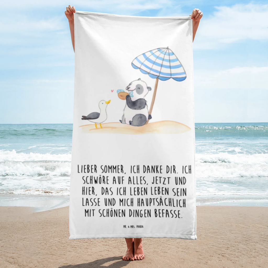 XL Badehandtuch Lieber Sommer Handtuch, Badetuch, Duschtuch, Strandtuch, Saunatuch, Sommer, Sommermotive, Urlaubsmotive, Produkte für Urlauber, Sommer Produkte