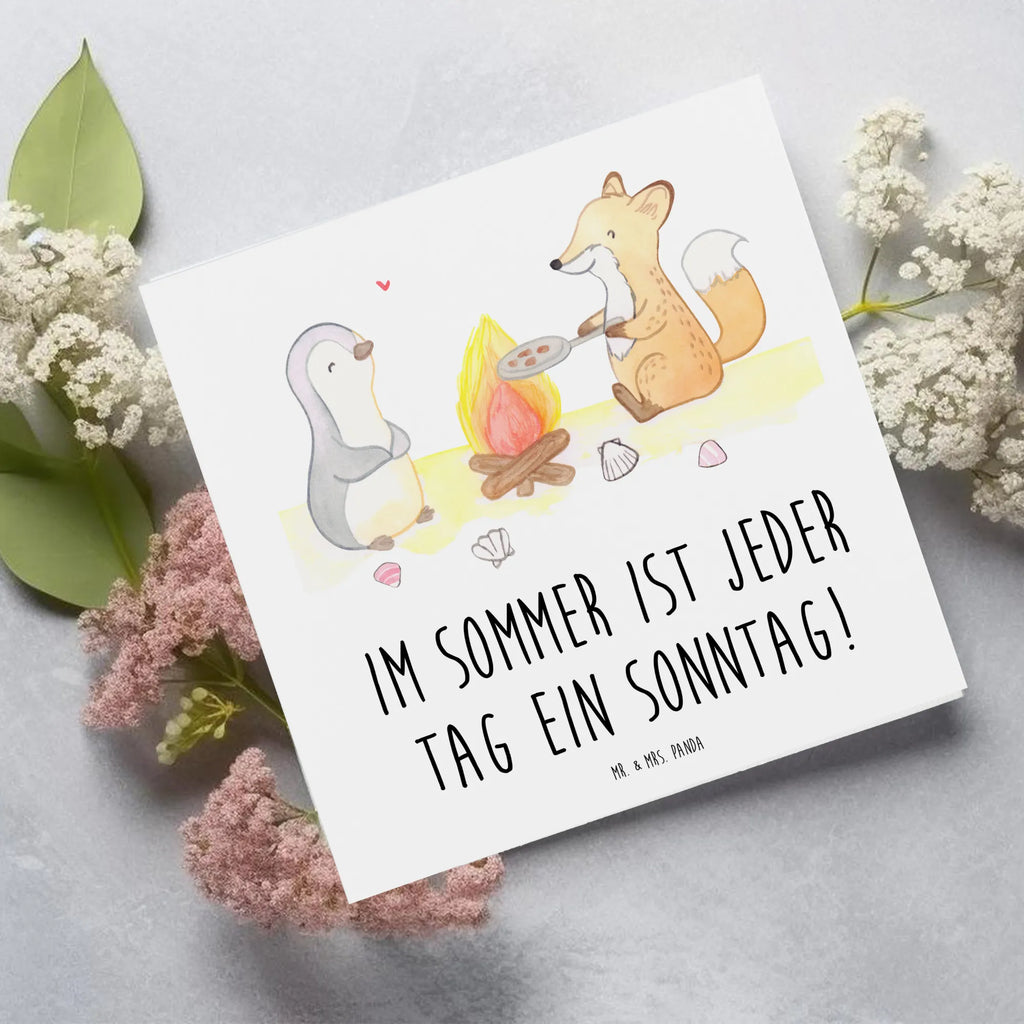 Deluxe Karte Sommer Sonntag Karte, Grußkarte, Klappkarte, Einladungskarte, Glückwunschkarte, Hochzeitskarte, Geburtstagskarte, Hochwertige Grußkarte, Hochwertige Klappkarte, Sommer, Sommermotive, Urlaubsmotive, Produkte für Urlauber, Sommer Produkte