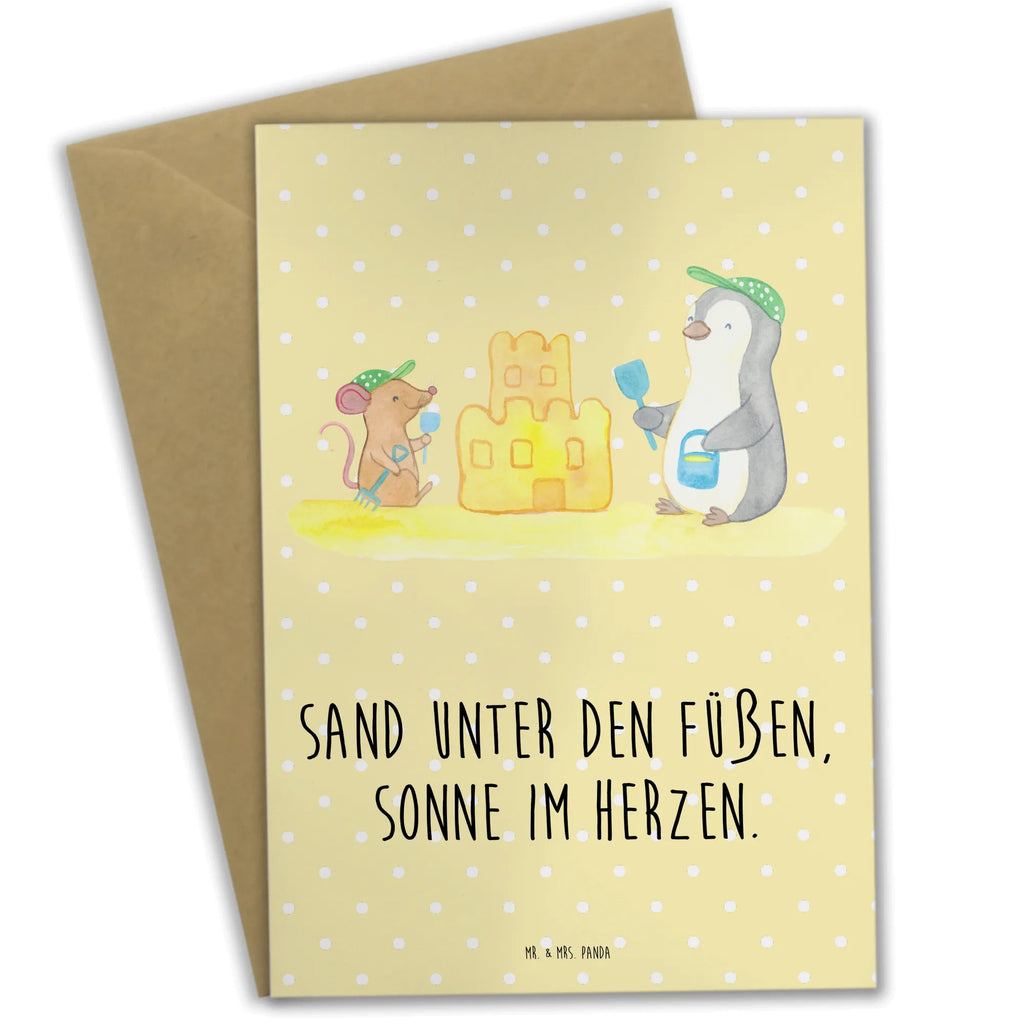 Grußkarte Sommer Meer Strand Grußkarte, Klappkarte, Einladungskarte, Glückwunschkarte, Hochzeitskarte, Geburtstagskarte, Karte, Ansichtskarten, Sommer, Sommermotive, Urlaubsmotive, Produkte für Urlauber, Sommer Produkte