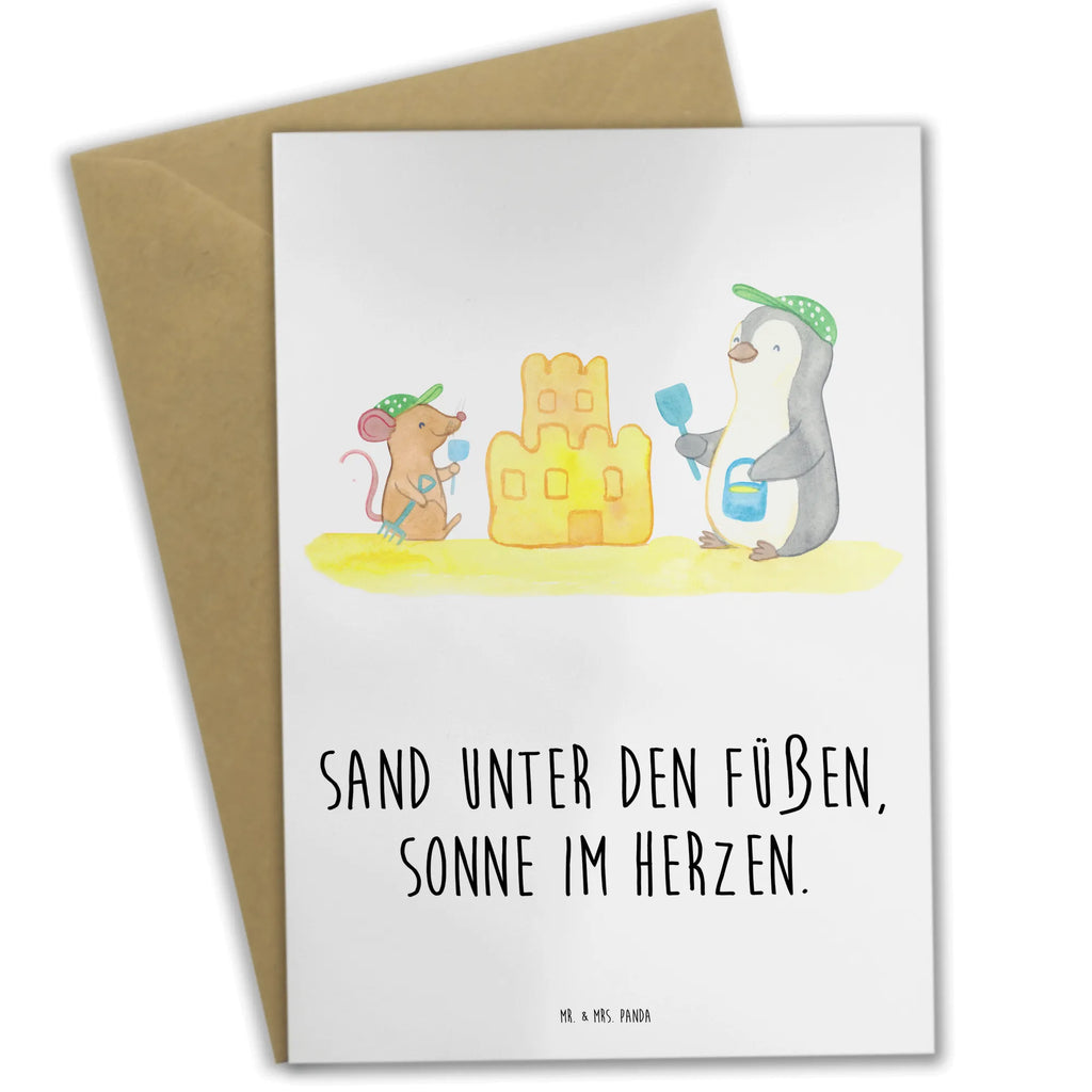 Grußkarte Sommer Meer Strand Grußkarte, Klappkarte, Einladungskarte, Glückwunschkarte, Hochzeitskarte, Geburtstagskarte, Karte, Ansichtskarten, Sommer, Sommermotive, Urlaubsmotive, Produkte für Urlauber, Sommer Produkte