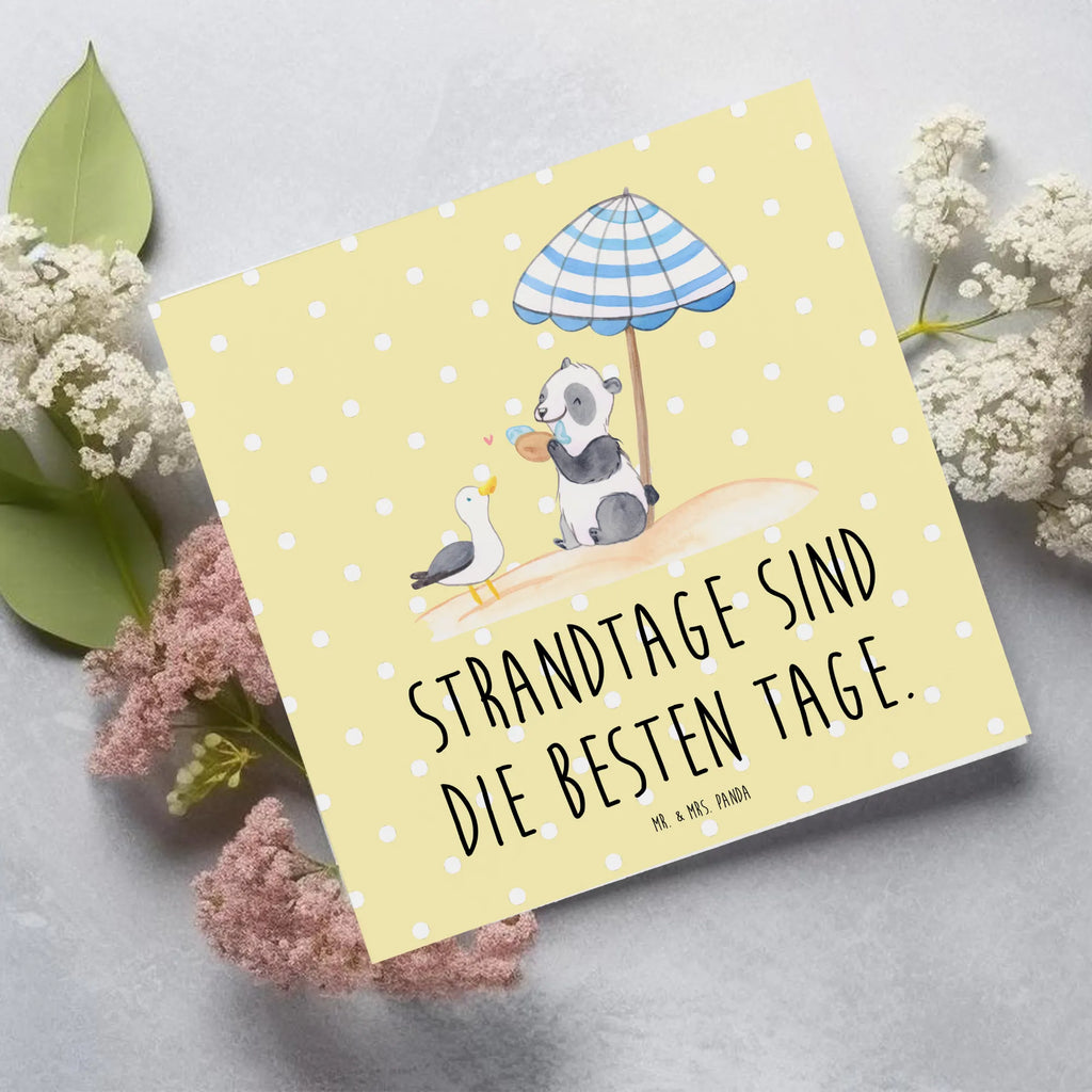 Deluxe Karte Sommer Strandtage Karte, Grußkarte, Klappkarte, Einladungskarte, Glückwunschkarte, Hochzeitskarte, Geburtstagskarte, Hochwertige Grußkarte, Hochwertige Klappkarte, Sommer, Sommermotive, Urlaubsmotive, Produkte für Urlauber, Sommer Produkte