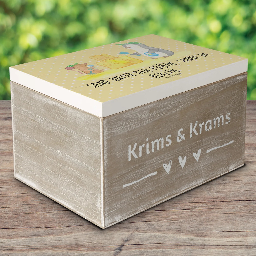 Holzkiste Sommer Meer Strand Holzkiste, Kiste, Schatzkiste, Truhe, Schatulle, XXL, Erinnerungsbox, Erinnerungskiste, Dekokiste, Aufbewahrungsbox, Geschenkbox, Geschenkdose, Sommer, Sommermotive, Urlaubsmotive, Produkte für Urlauber, Sommer Produkte