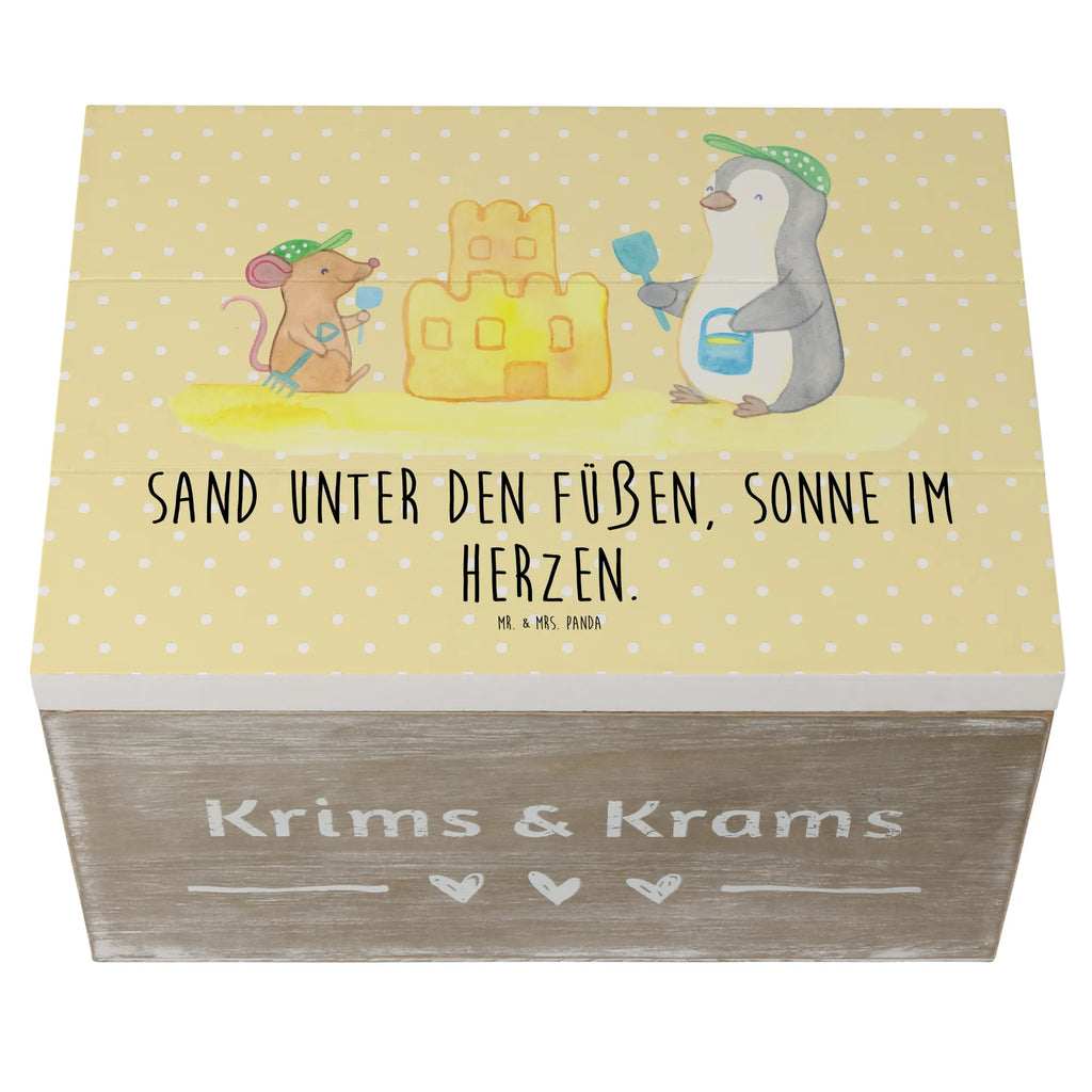 Holzkiste Sommer Meer Strand Holzkiste, Kiste, Schatzkiste, Truhe, Schatulle, XXL, Erinnerungsbox, Erinnerungskiste, Dekokiste, Aufbewahrungsbox, Geschenkbox, Geschenkdose, Sommer, Sommermotive, Urlaubsmotive, Produkte für Urlauber, Sommer Produkte