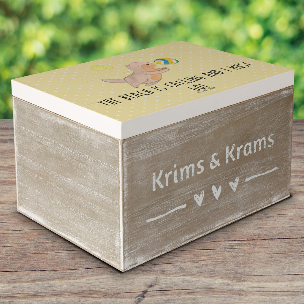 Holzkiste Sommer Meer Strand Holzkiste, Kiste, Schatzkiste, Truhe, Schatulle, XXL, Erinnerungsbox, Erinnerungskiste, Dekokiste, Aufbewahrungsbox, Geschenkbox, Geschenkdose, Sommer, Sommermotive, Urlaubsmotive, Produkte für Urlauber, Sommer Produkte