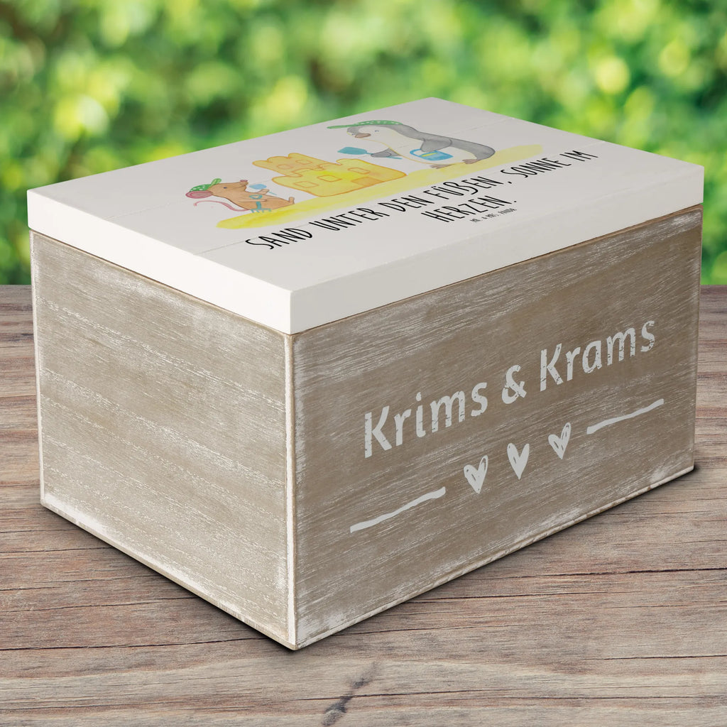 Holzkiste Sommer Meer Strand Holzkiste, Kiste, Schatzkiste, Truhe, Schatulle, XXL, Erinnerungsbox, Erinnerungskiste, Dekokiste, Aufbewahrungsbox, Geschenkbox, Geschenkdose, Sommer, Sommermotive, Urlaubsmotive, Produkte für Urlauber, Sommer Produkte