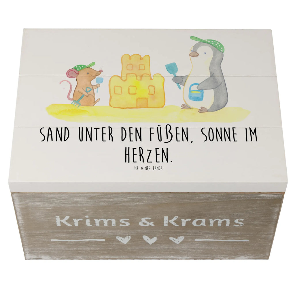 Holzkiste Sommer Meer Strand Holzkiste, Kiste, Schatzkiste, Truhe, Schatulle, XXL, Erinnerungsbox, Erinnerungskiste, Dekokiste, Aufbewahrungsbox, Geschenkbox, Geschenkdose, Sommer, Sommermotive, Urlaubsmotive, Produkte für Urlauber, Sommer Produkte