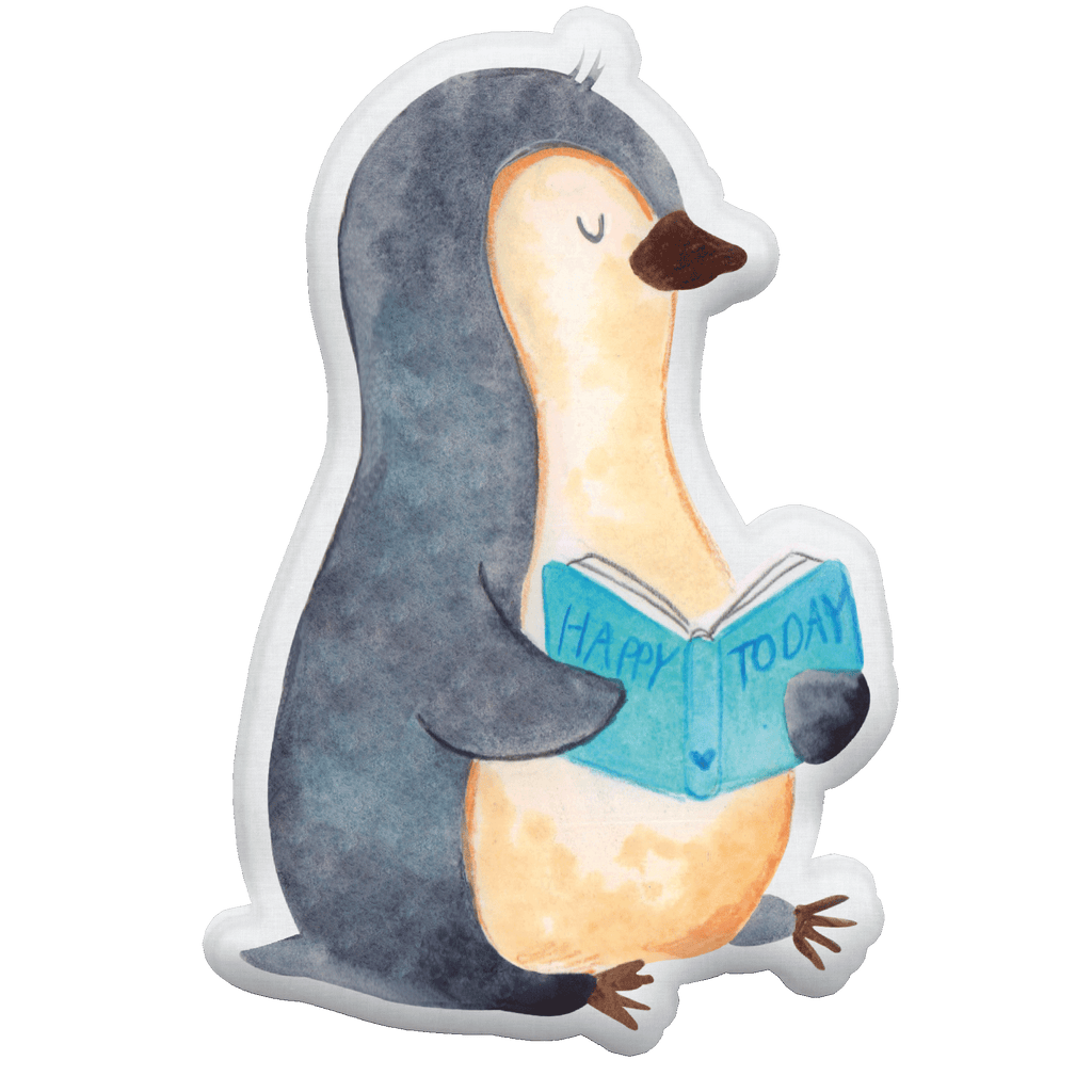 Kissen Kuscheltier Pinguin Buch Tierkissen, Kuscheltier, Plüschtier, Pinguin, Pinguine, Buch, Lesen, Bücherwurm, Nichtstun, Faulenzen, Ferien, Urlaub, Freizeit