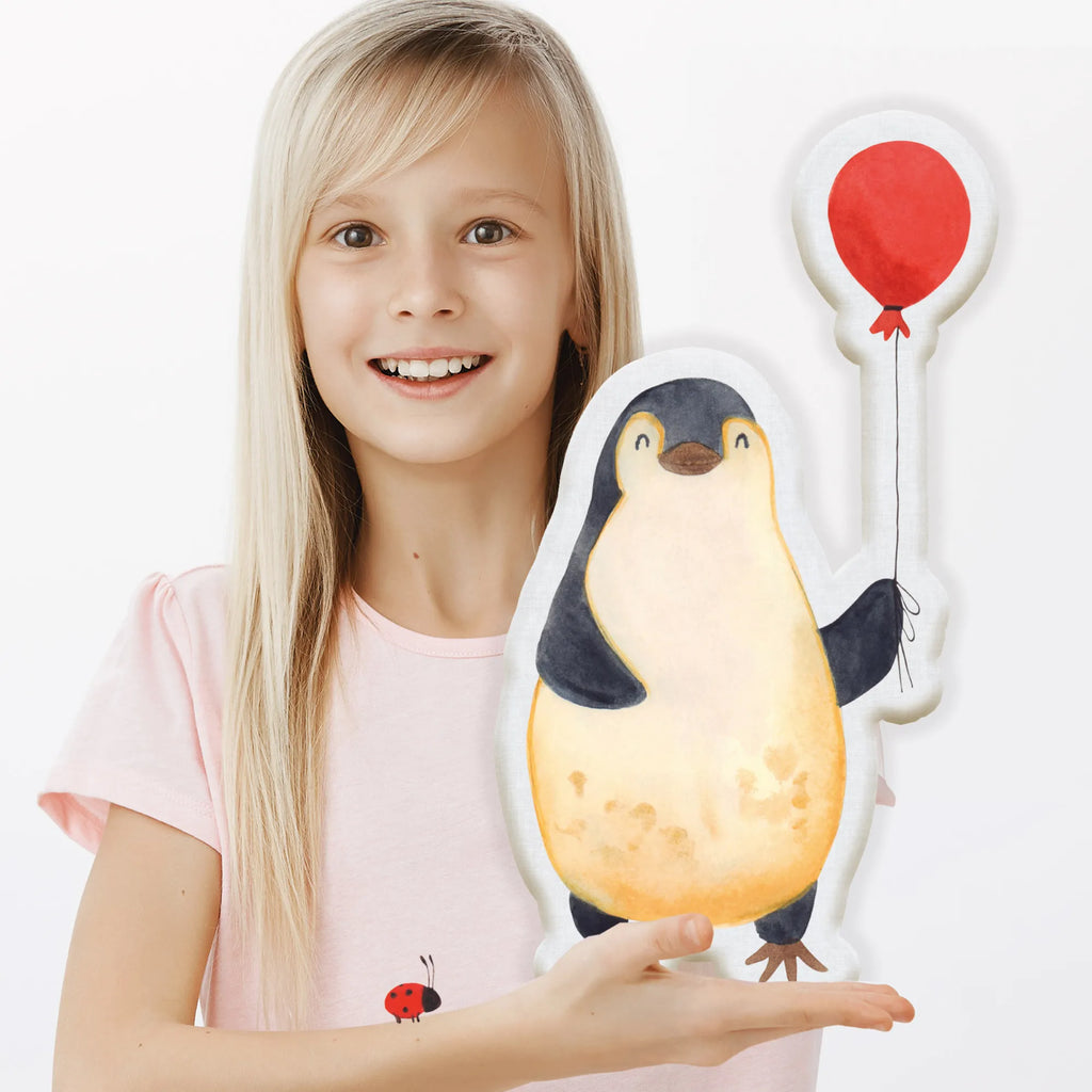 Personalisiertes Tierkissen Pinguin Luftballon Personalisiertes Tierkissen, Pinguin, Pinguine, Luftballon, Tagträume, Lebenslust, Geschenk Freundin, Geschenkidee, beste Freundin, Motivation, Neustart, neues Leben, Liebe, Glück