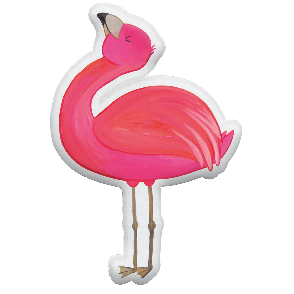 Tierkissen Flamingo Stolz Tierkissen, Flamingo, stolz, Freude, Selbstliebe, Selbstakzeptanz, Freundin, beste Freundin, Tochter, Mama, Schwester