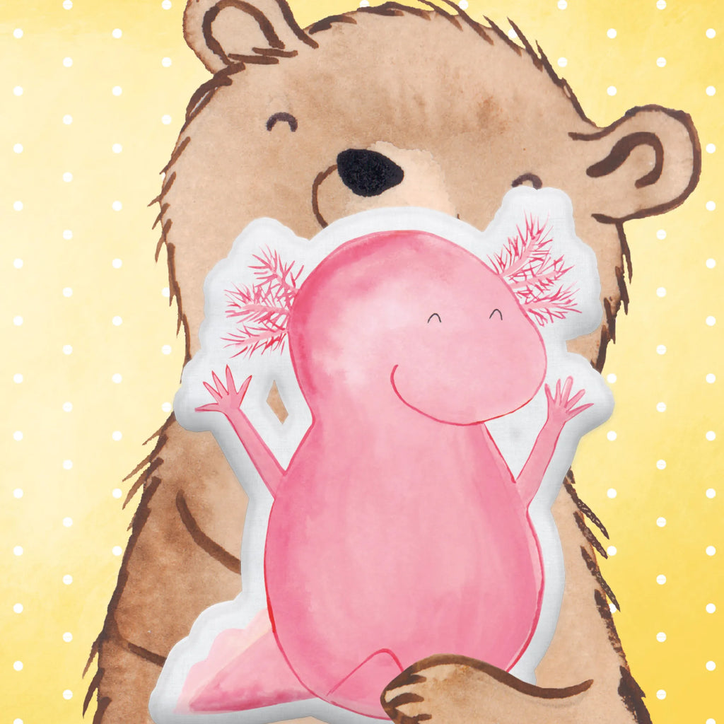 Animal Pillow axolotl Hooray Tierkissen, Kuscheltier, Plüschtier, Tier, Stofftier, Axolotl, Molch, Axolot, Schwanzlurch, Lurch, Lurche, fröhlich, Spaß, Freude, Motivation, Zufriedenheit