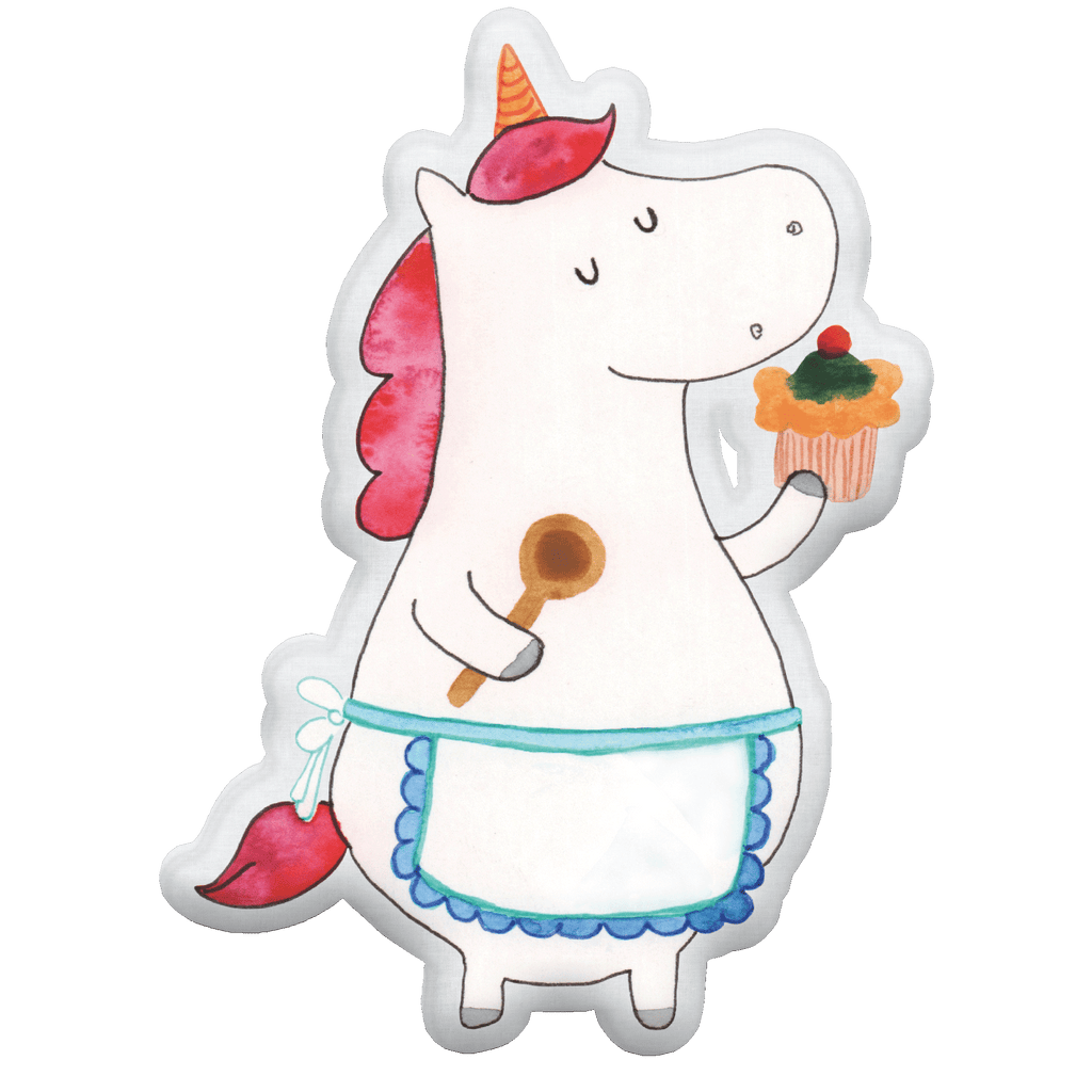 Kissen Kuscheltier Einhorn Küche Tierkissen, Kuscheltier, Plüschtier, Einhorn, Einhörner, Einhorn Deko, Pegasus, Unicorn, backen, Muffin, Motivation, Träumer, träumen, Bäckerin, Hobbykoch, Koch, Torte, Kuchen