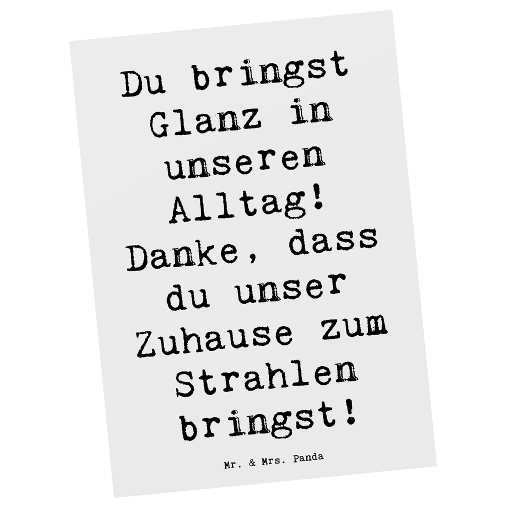 Postkarte Spruch Glanz Putzfrau Postkarte, Karte, Geschenkkarte, Grußkarte, Einladung, Ansichtskarte, Geburtstagskarte, Einladungskarte, Dankeskarte, Ansichtskarten, Einladung Geburtstag, Einladungskarten Geburtstag