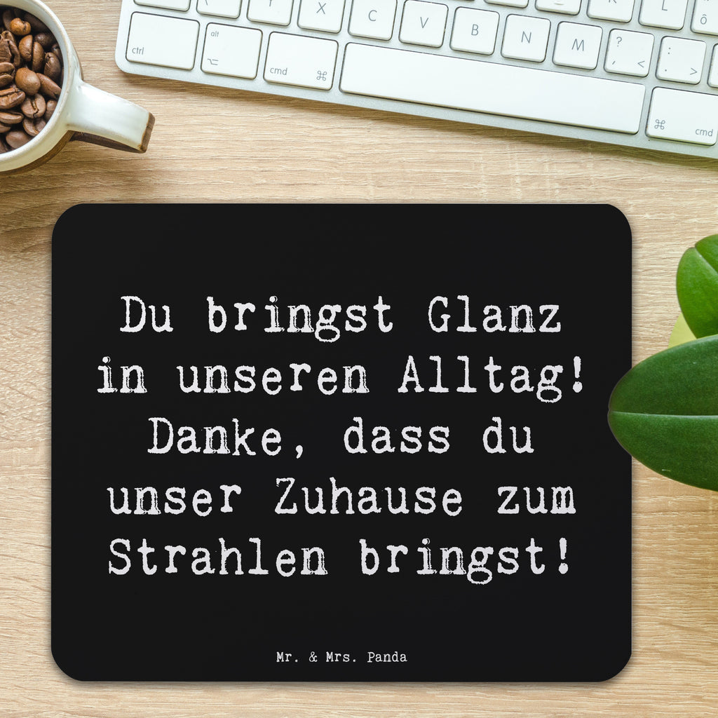 Mauspad Spruch Glanz Putzfrau Mousepad, Computer zubehör, Büroausstattung, PC Zubehör, Arbeitszimmer, Mauspad, Einzigartiges Mauspad, Designer Mauspad, Mausunterlage, Mauspad Büro